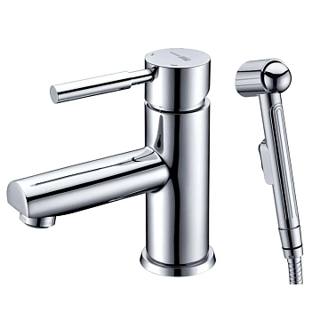 Смеситель Wasserkraft Main 4108 для раковины с гигиеническим душем 