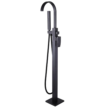 Смеситель Abber Wasserfall AF8615B напольный, для ванны с душем 