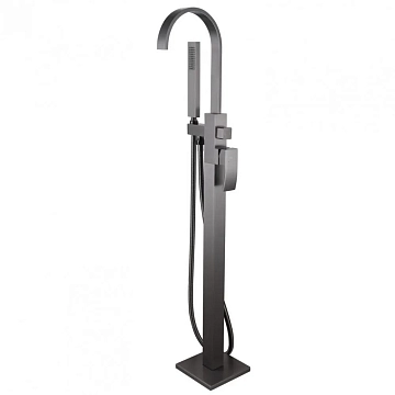 Смеситель Abber Wasserfall AF8615NG напольный, для ванны с душем, никель 