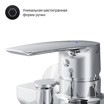 Смеситель AM.PM Gem F90A15000 для ванны с душем  - фото 4