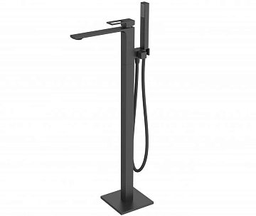 Смеситель BelBagno Luce LUC-FMT-NERO напольный, для ванны с душем 