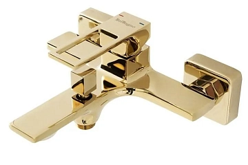 Смеситель BelBagno Luce LUC-VAS-ORO для ванны с душем 