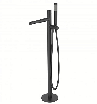 Смеситель BelBagno Uno UNO-FMT-NERO напольный, для ванны с душем 