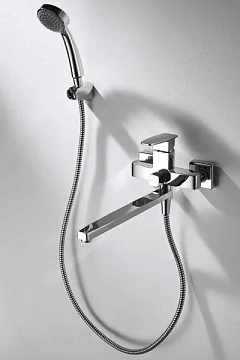 Смеситель Bravat Riffle F672106C-LB для ванны с душем  - фото 2