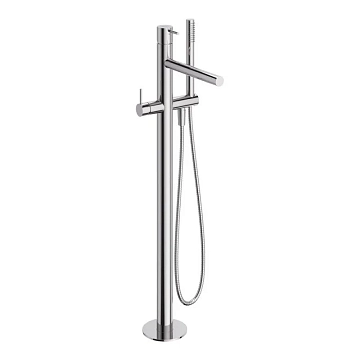 Смеситель Cezares Leaf VDP-L-01 напольный, для ванны с душем  - фото 2