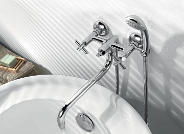 Смеситель Lemark Practica LM7551C для ванны с душем  - фото 2