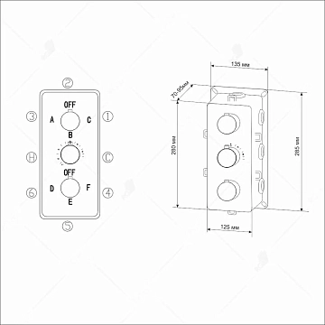 Термостат RGW Shower Panels SP-41 21140541-11 для ванны с душем  - фото 5