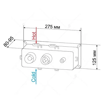 Термостат RGW Shower Panels SP-44 21140544-31 для ванны с душем  - фото 3