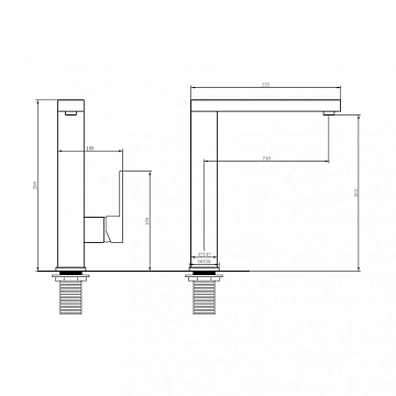 Смеситель Abber Daheim AF8214G для кухонной мойки  - фото 3