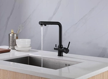 Смеситель Abber Emotion AF8814B для кухонной мойки  - фото 2