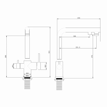 Смеситель Abber Emotion AF8814NG для кухонной мойки, никель  - фото 3