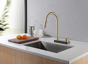 Смеситель Abber Wasser Kreis AF8114G для кухонной мойки  - фото 2
