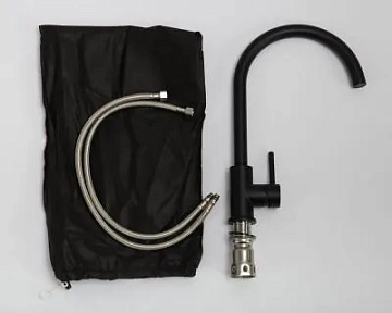 Смеситель BelBagno BB-LAM03-2-IN-NERO для кухонной мойки  - фото 2