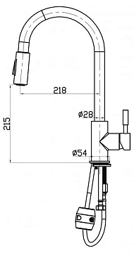 Смеситель BelBagno Nova BB-LAM31A-IN для кухонной мойки  - фото 2