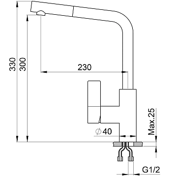 Смеситель Point PN3102W для кухонной мойки  - фото 2