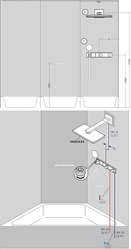 Термостат Hansgrohe RainSelect 15355400 для душа  - фото 4