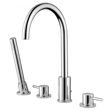 Смеситель Abber Wasser Kreis AF8113 на борт ванны 