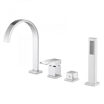 Смеситель Abber Wasserfall AF8613 на борт ванны 