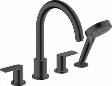 Смеситель Hansgrohe Vernis Shape 71459670 на борт ванны 