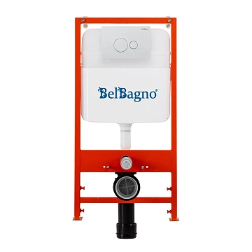 Система инсталляции для унитазов BelBagno BB026/BB082BL с кнопкой смыва  - фото 2