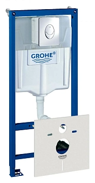 Система инсталляции для унитазов Grohe Rapid SL 38750001 4 в 1 с кнопкой смыва 