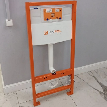 Система инсталляции для унитазов KK-POL Premium SET/M500/145/K черная кнопка  - фото 4