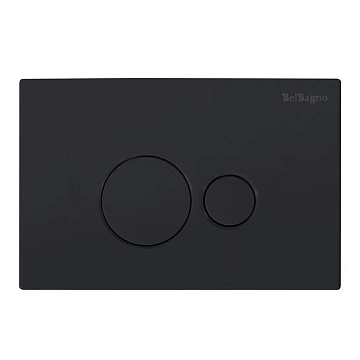 Кнопка смыва BelBagno BB084NERO чёрная матовая 
