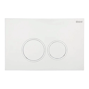 Кнопка смыва Black&amp;White Universe WPI-09511 glossy ivory 
