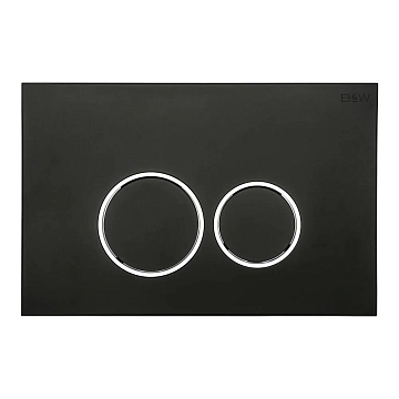 Кнопка смыва Black&amp;White Universe WPI-09512 matt black 