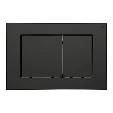 Кнопка смыва Black&amp;White Universe WPI-09532 matt black 