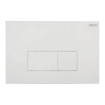 Кнопка смыва Black&amp;White Universe WPI-09541 glossy ivory 