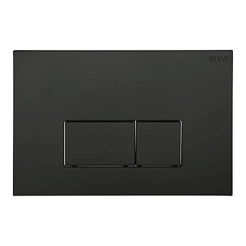 Кнопка смыва Black&amp;White Universe WPI-09542 matt black 