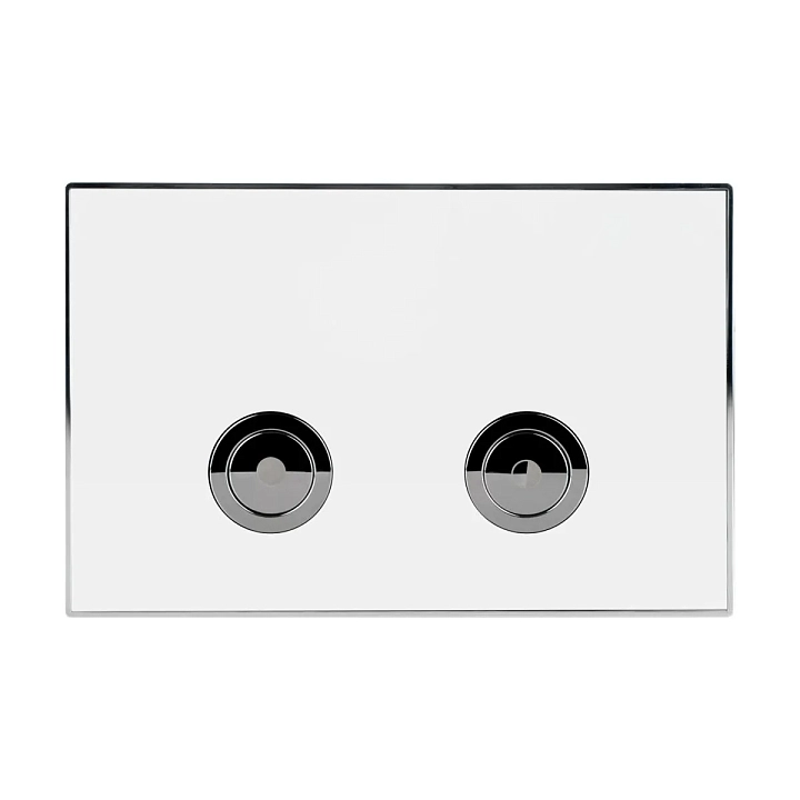 Кнопка смыва Point Венера PN44071WC белый/хром