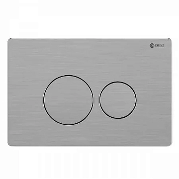 Кнопка смыва Point Виктория PN44061SB серая 