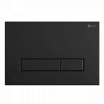 Кнопка смыва Point Меркурий PN44831BM черная матовая 