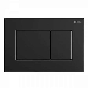 Кнопка смыва Point Ника PN44081BM черная матовая 
