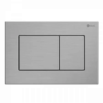 Кнопка смыва Point Ника PN44081SB серая 