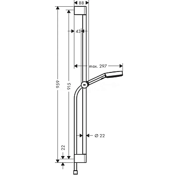 Душевой гарнитур Hansgrohe Pulsify Select 24170700  - фото 4