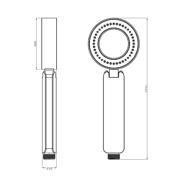 Душевая лейка Lemark LM8115C  - фото 2