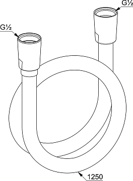 Душевой шланг Kludi Logoflex 6105505-00  - фото 3