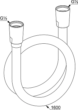 Душевой шланг Kludi Logoflex 6105605-00  - фото 3