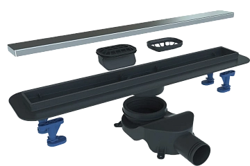 Душевой лоток BelBagno Luce BB-LD-LUCE-90-CR с решеткой 90 см 