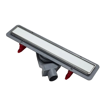 Душевой лоток Point Деметра PN50565GLW 65 см стекло белое 