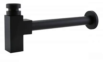 Сифон BelBagno BB-SMQ2-NERO для раковины черный 