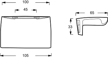 Ручки для ванны Jacob Delafon Repos/Adagio E75110-CP для чугунных ванн  - фото 3