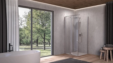 Дверь для душевого уголка Kolpa San Polaris Fold D 100 см L silver  - фото 3