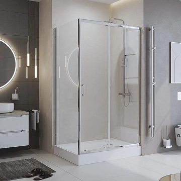 Душевой уголок BelBagno Uno UNO-195-AH-1-120/90-C-Cr 