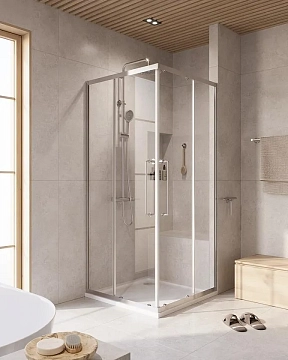 Душевой уголок Cezares Relax RELAX-304-A-2-90-C-CR 