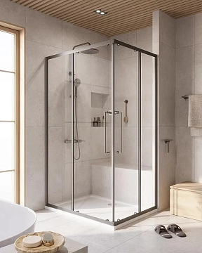 Душевой уголок Cezares Relax RELAX-304-AH-2-120/90-C-GM 