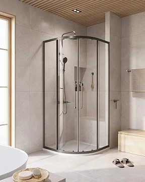 Душевой уголок Cezares Relax RELAX-304-R-2-90-C-GM 